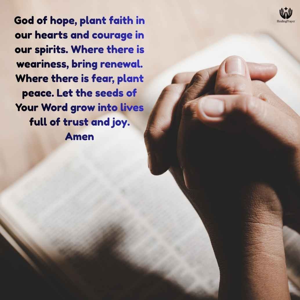 Sow the Seeds of Hope – A Harvest Faith Prayer