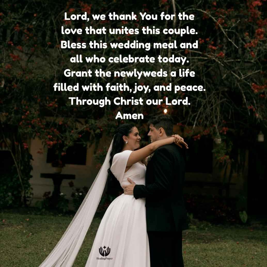 Wedding Dinner Prayer