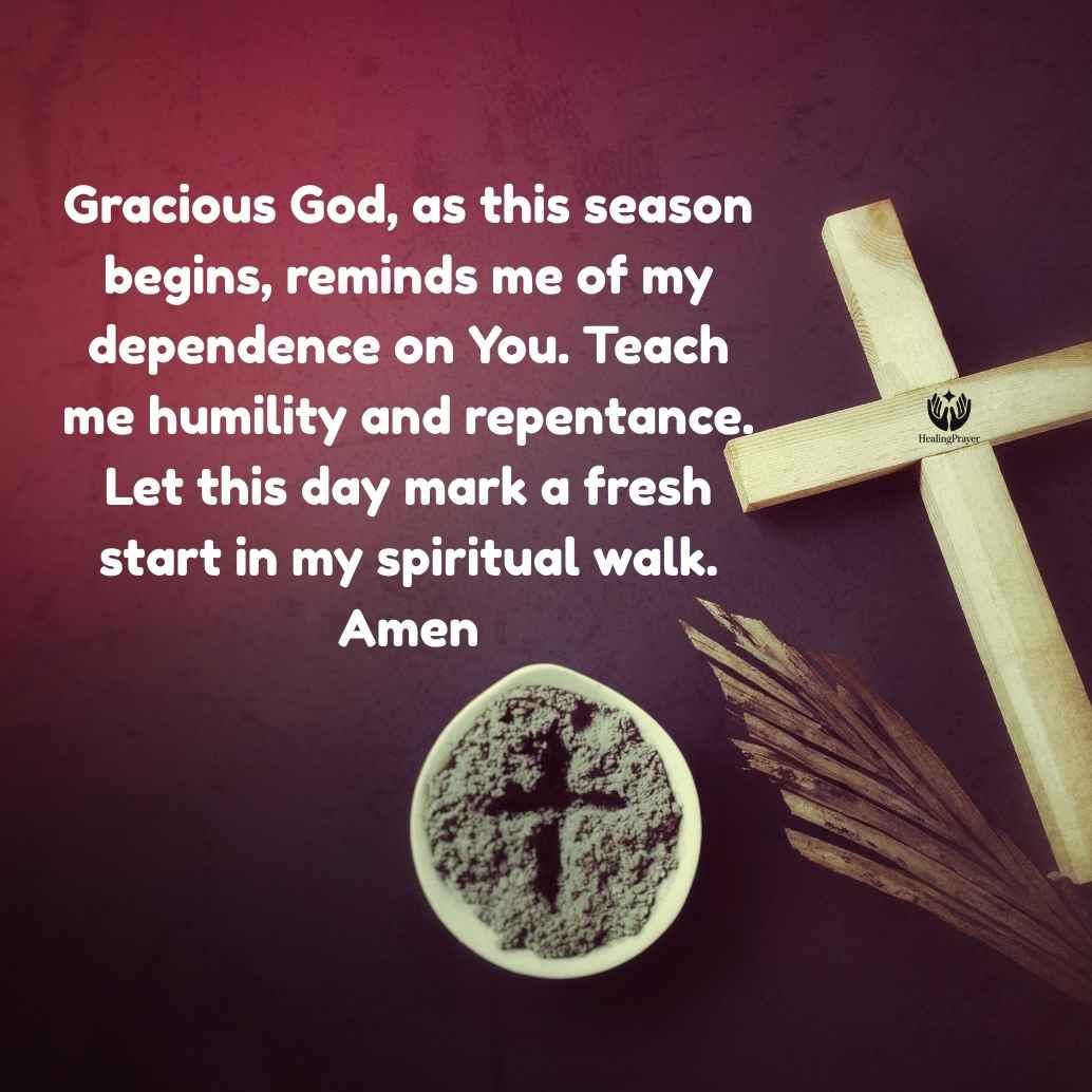 Ash Wednesday Prayer to Begin Lent