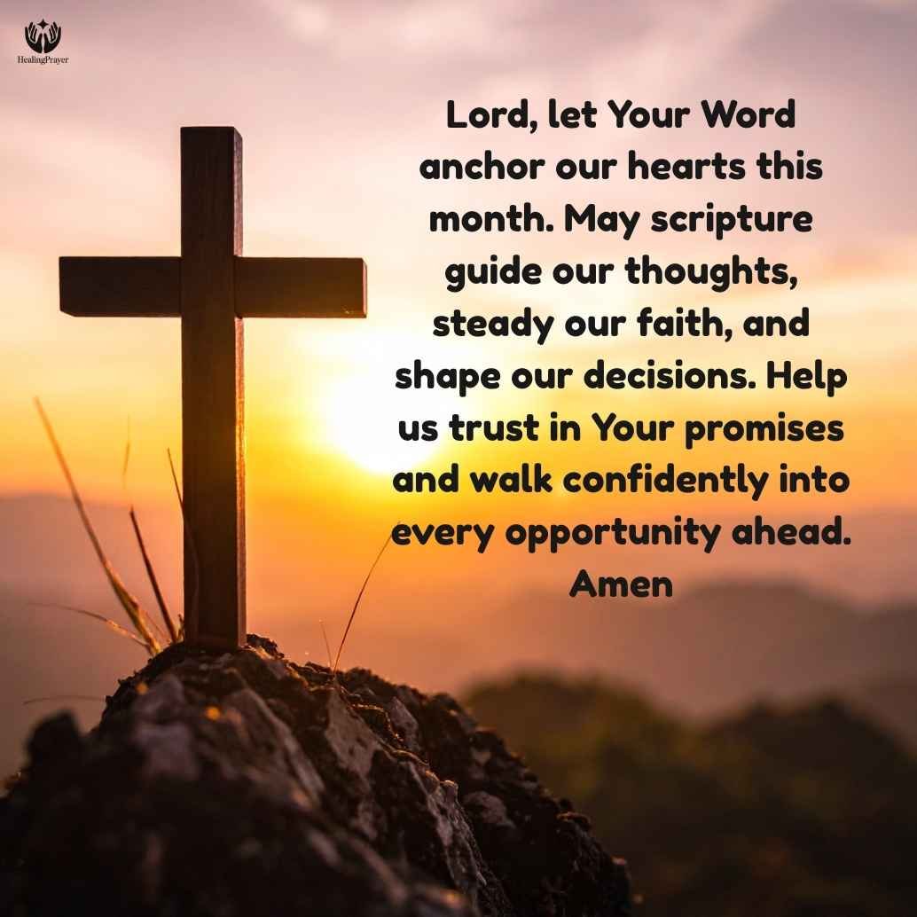 Bible Verses to Send with a Happy New Month Prayer