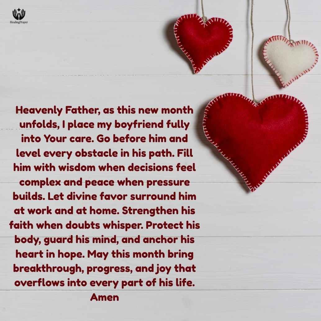 Long Happy New Month Prayer to My Boyfriend
