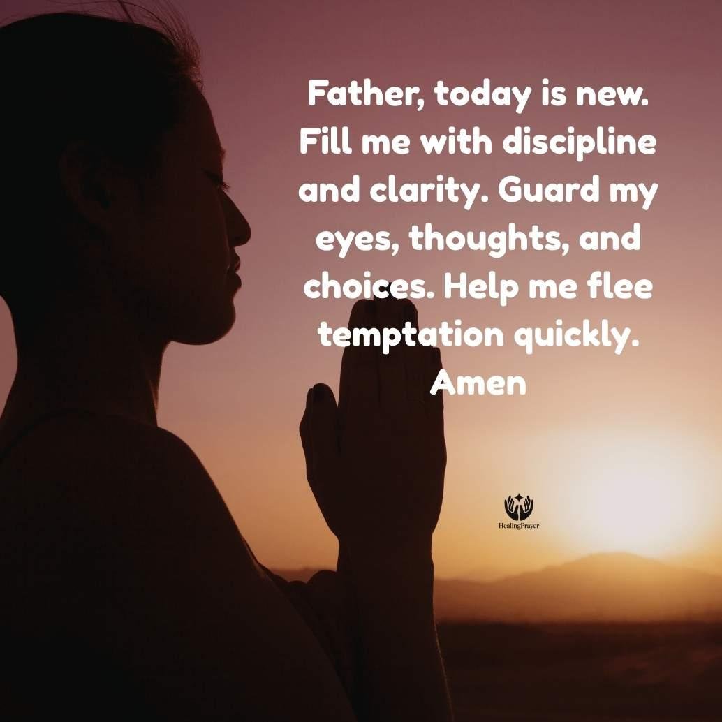 Morning Prayer for Purity and Self-Control