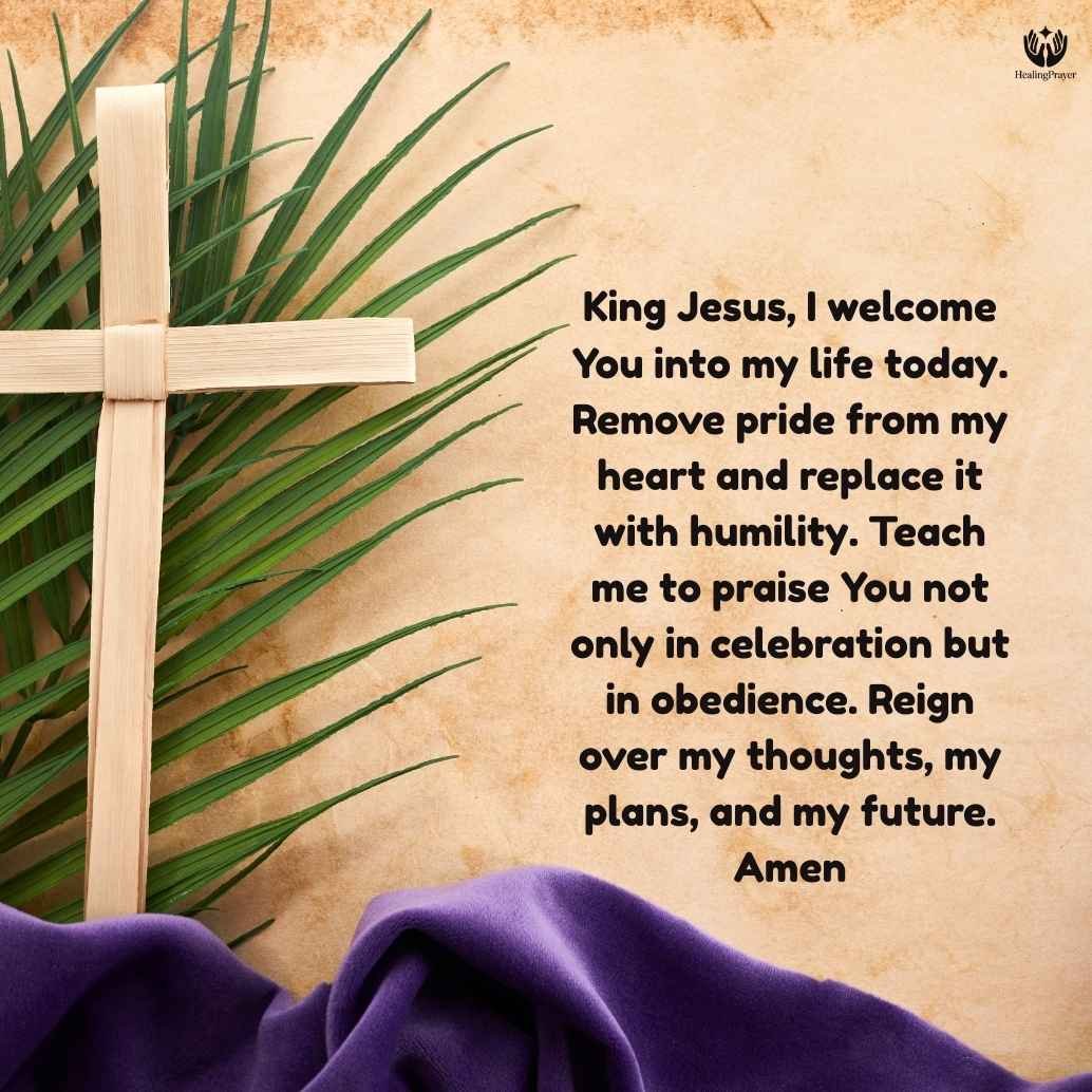 Palm Sunday Prayer – Welcoming the King