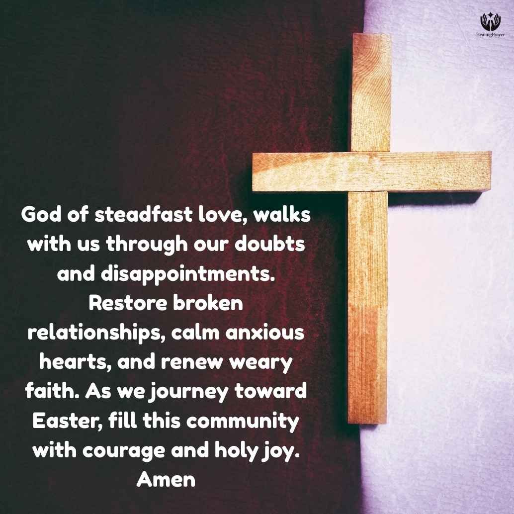 Pastoral Prayer for the Fourth Sunday of Lent