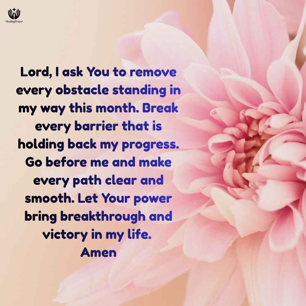 Prayer for Breakthrough and Removing Obstacles