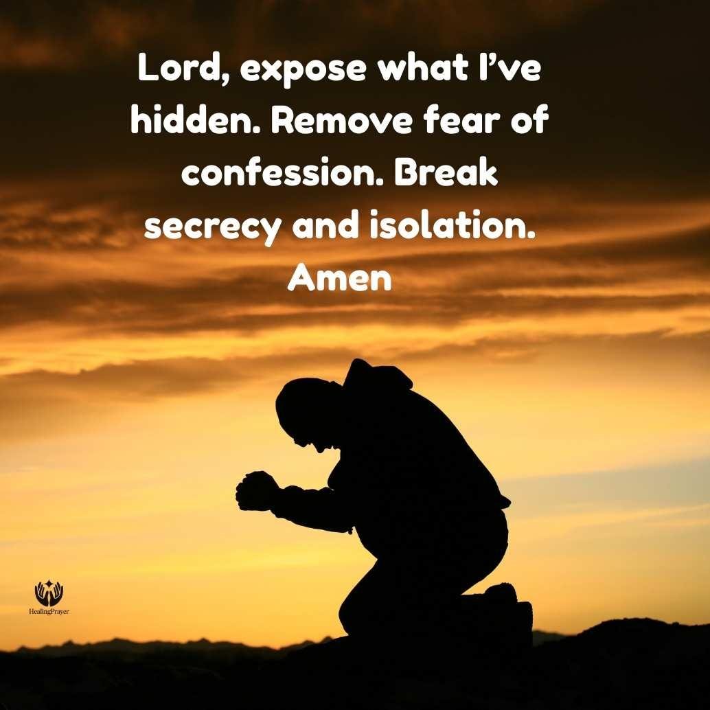 Prayer Points for Deliverance from Secret Sin