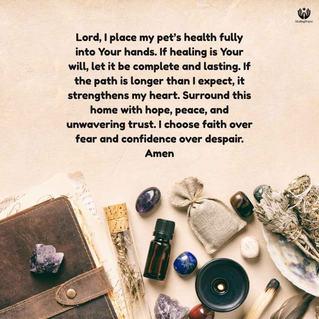 Final Prayer for Complete Healing and Trust in God