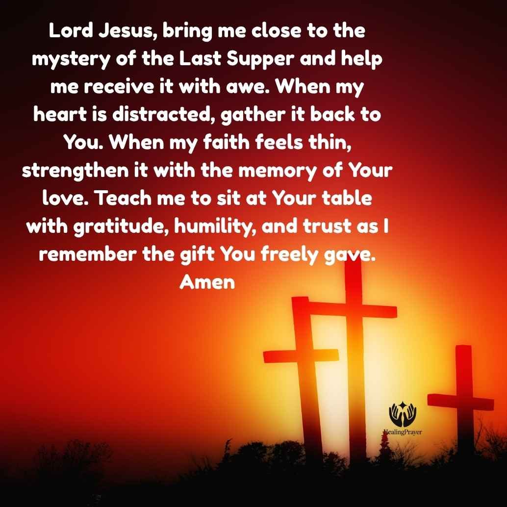 85+ Powerful Prayers for Holy Thursday with Bible Verses