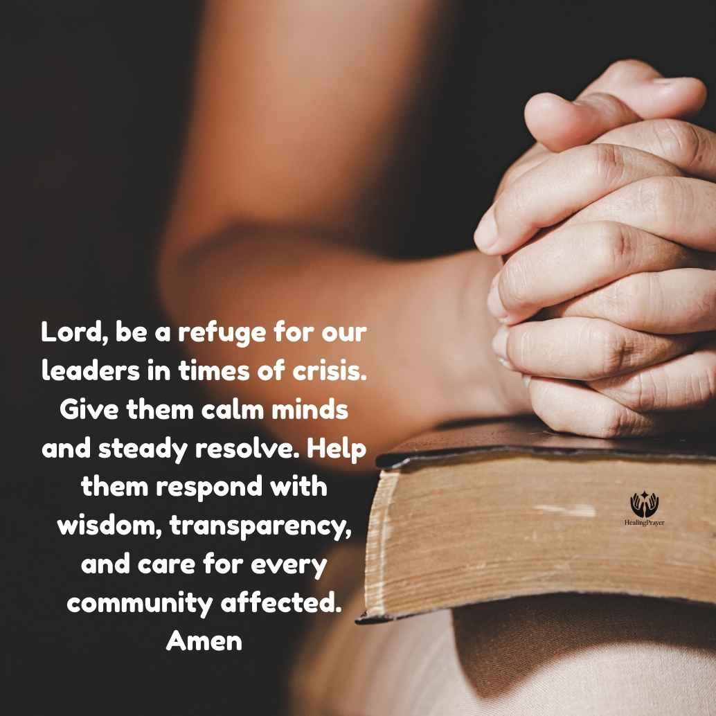 Prayer During National Crisis and Unrest