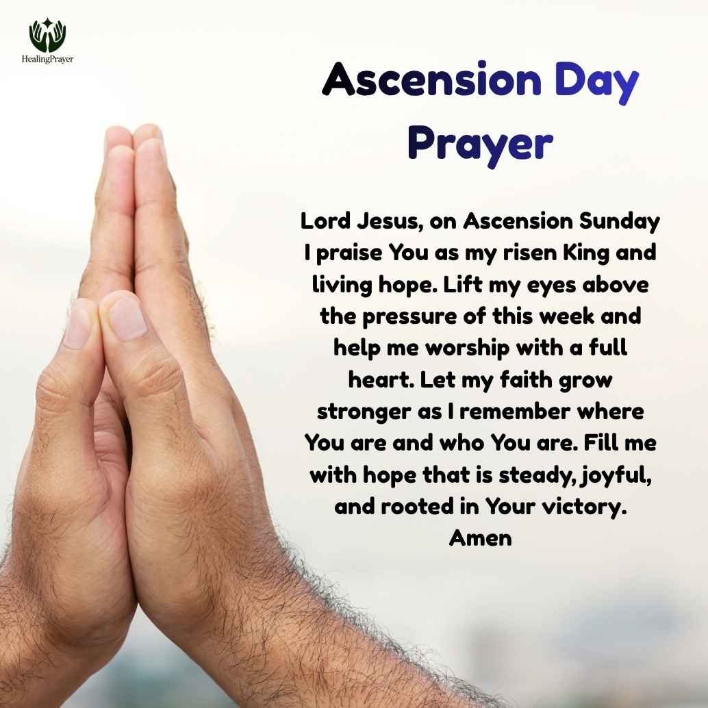A Prayer for Ascension Sunday for Worship, Praise, and Hope