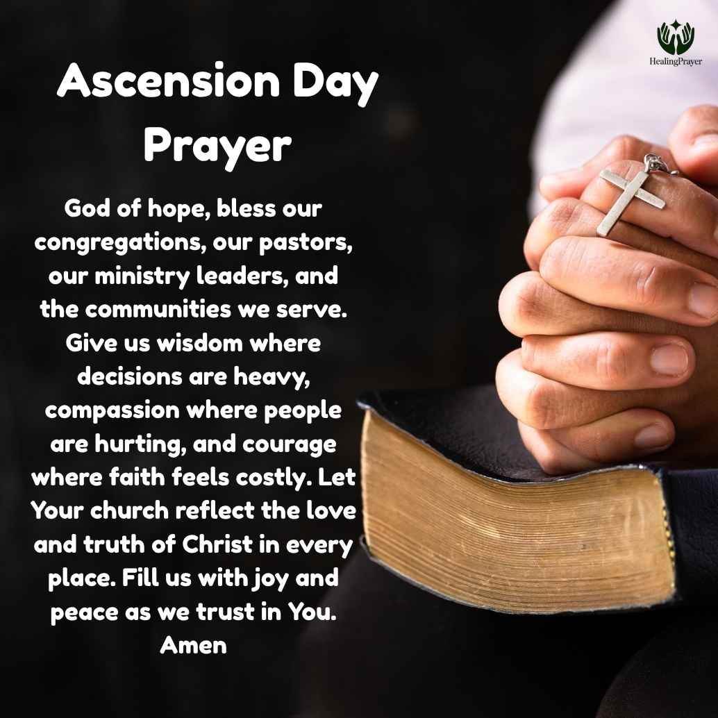 Ascension Pastoral Prayer for Congregations, Leaders, and Communities