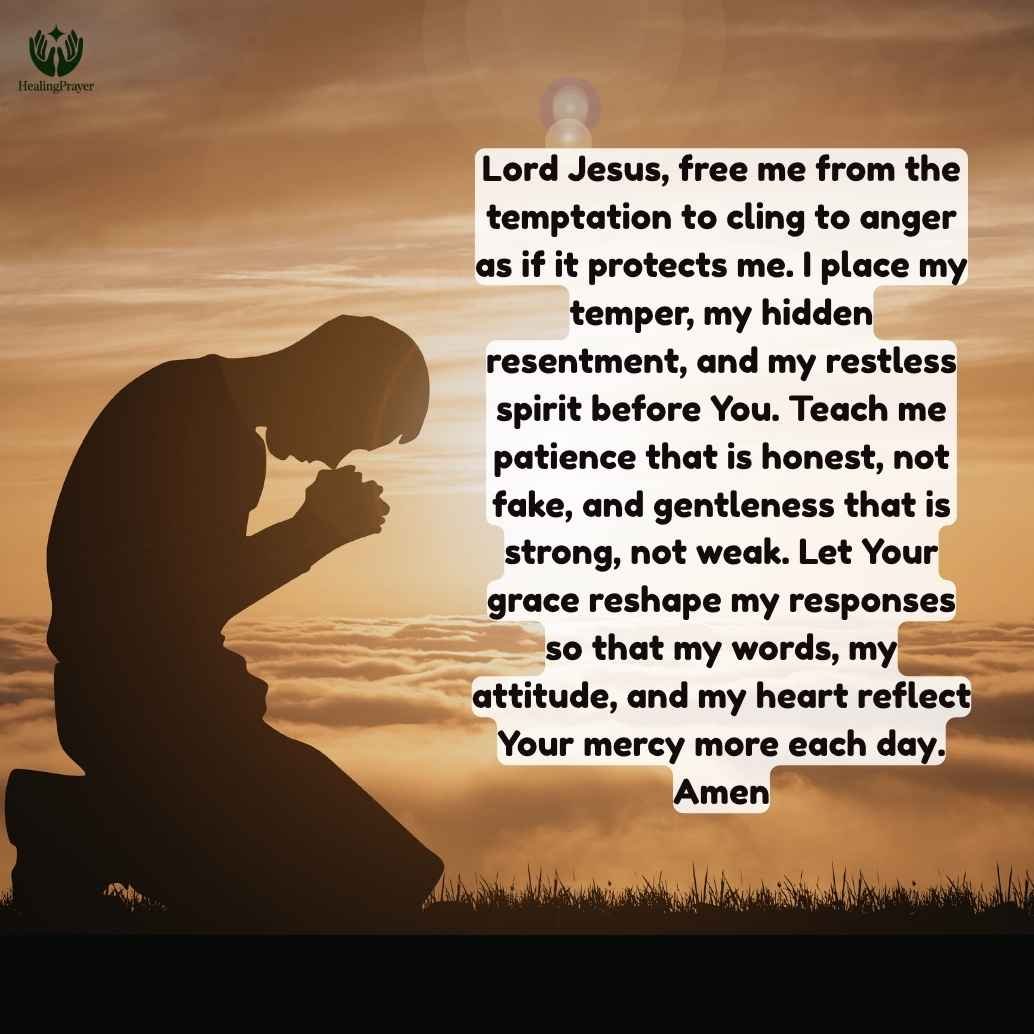 Catholic Prayer to Control Anger and Grow in Patience