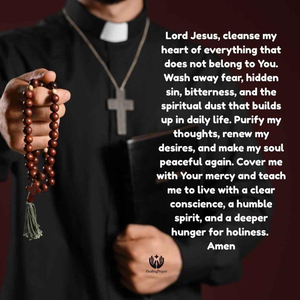 Catholic Protection Prayer for Cleansing and Purification
