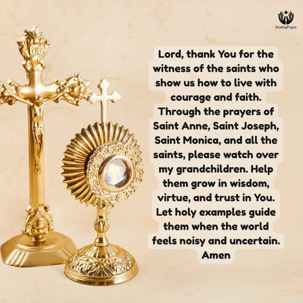 Catholic Saint Prayers for Grandchildren