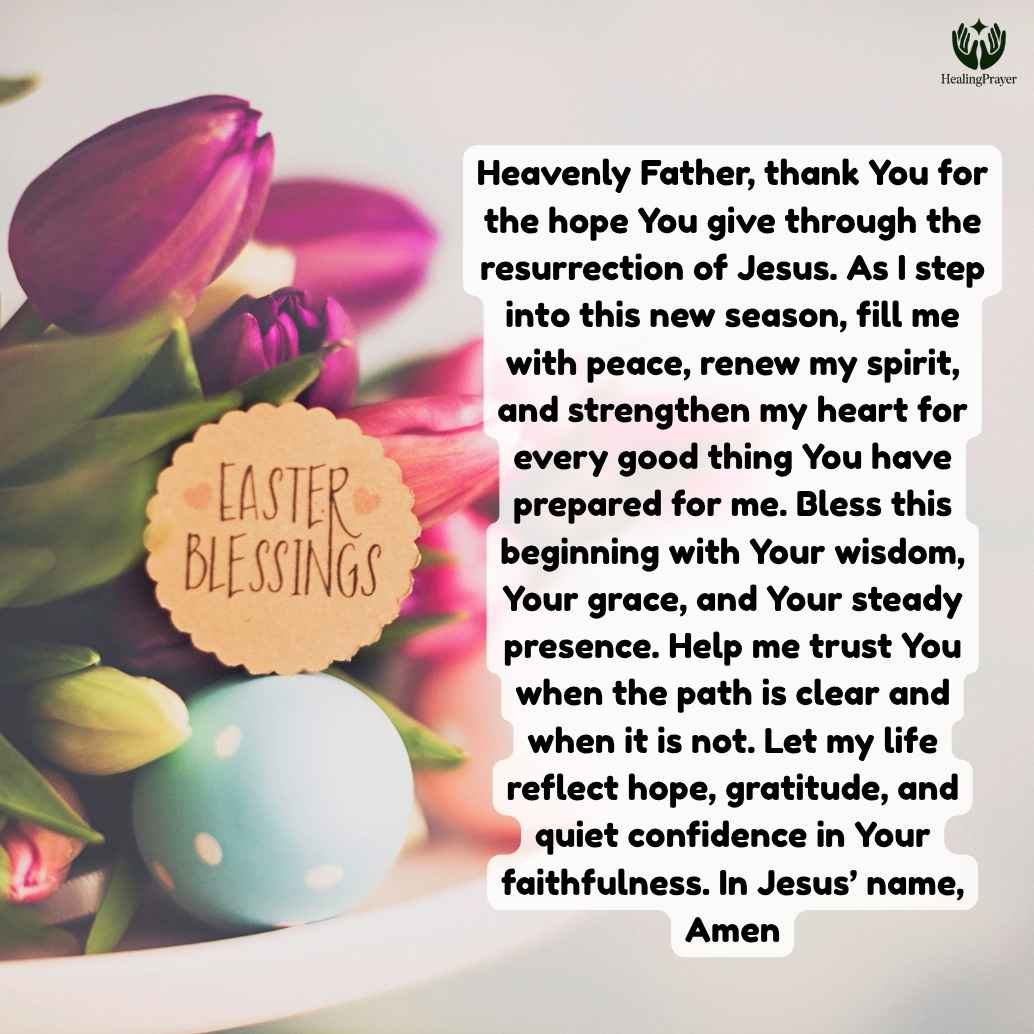 Final Prayer for Hope, Renewal, and a Blessed New Beginning