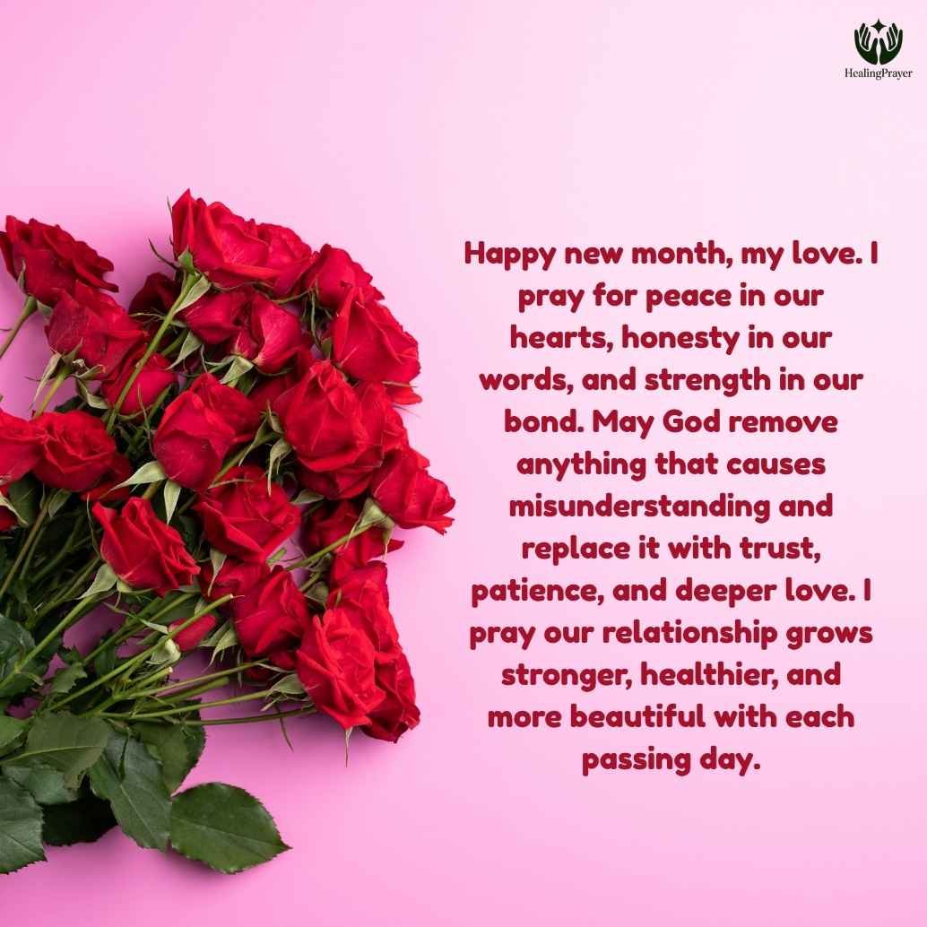Happy New Month Prayer Points for My Relationship