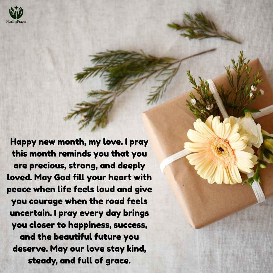 Heart Touching Happy New Month Message to My Love