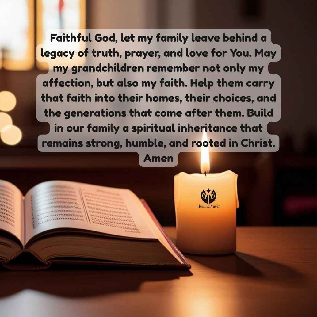 Legacy Prayers for Grandchildren and Family Faith
