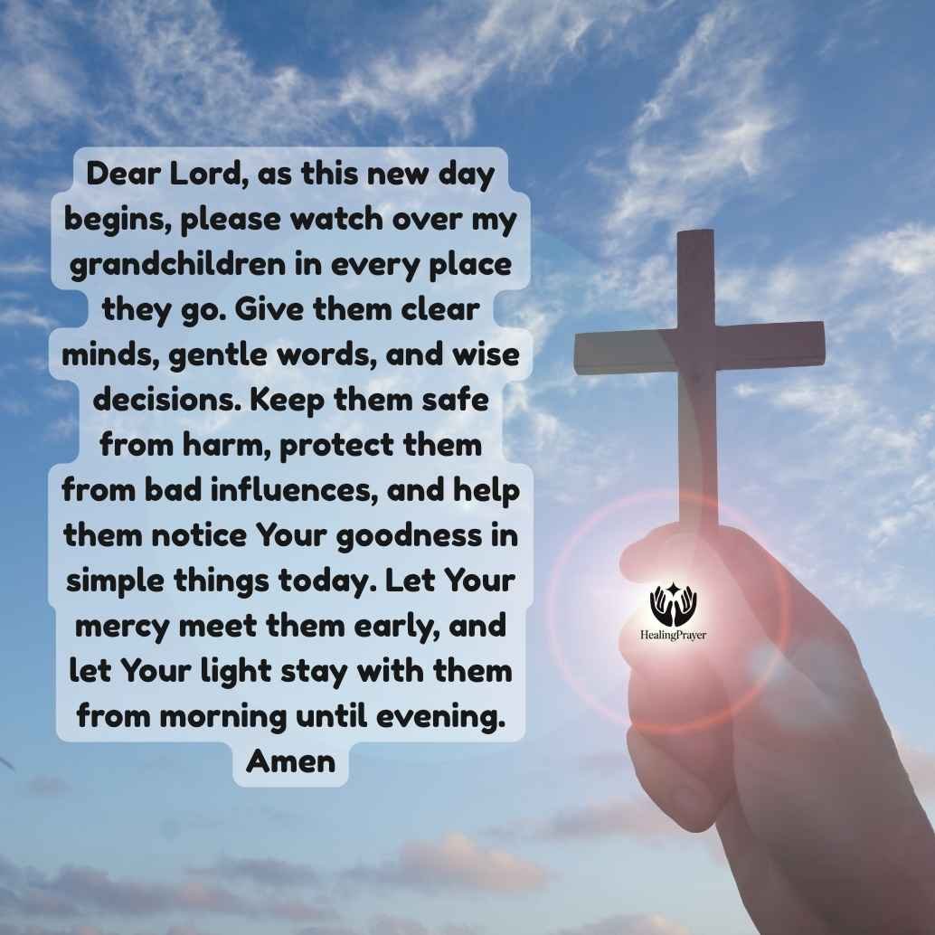 Morning Catholic Prayers for Grandchildren