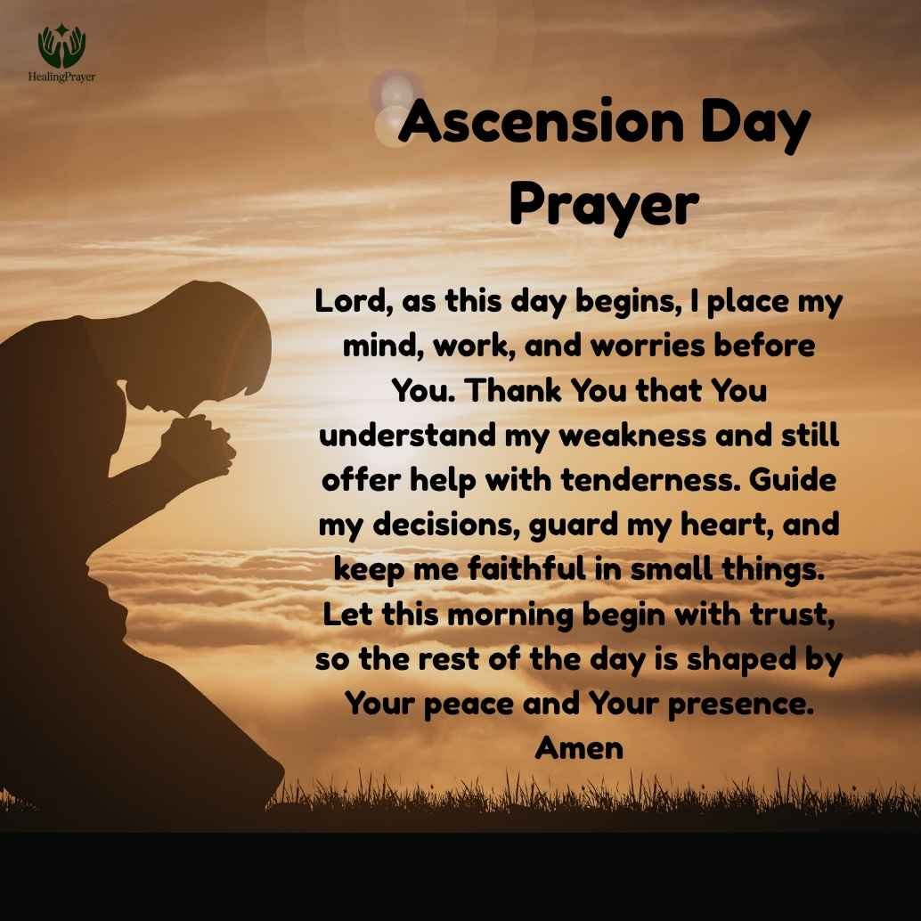 Morning Prayer for Ascension Day to Start the Day with Faith