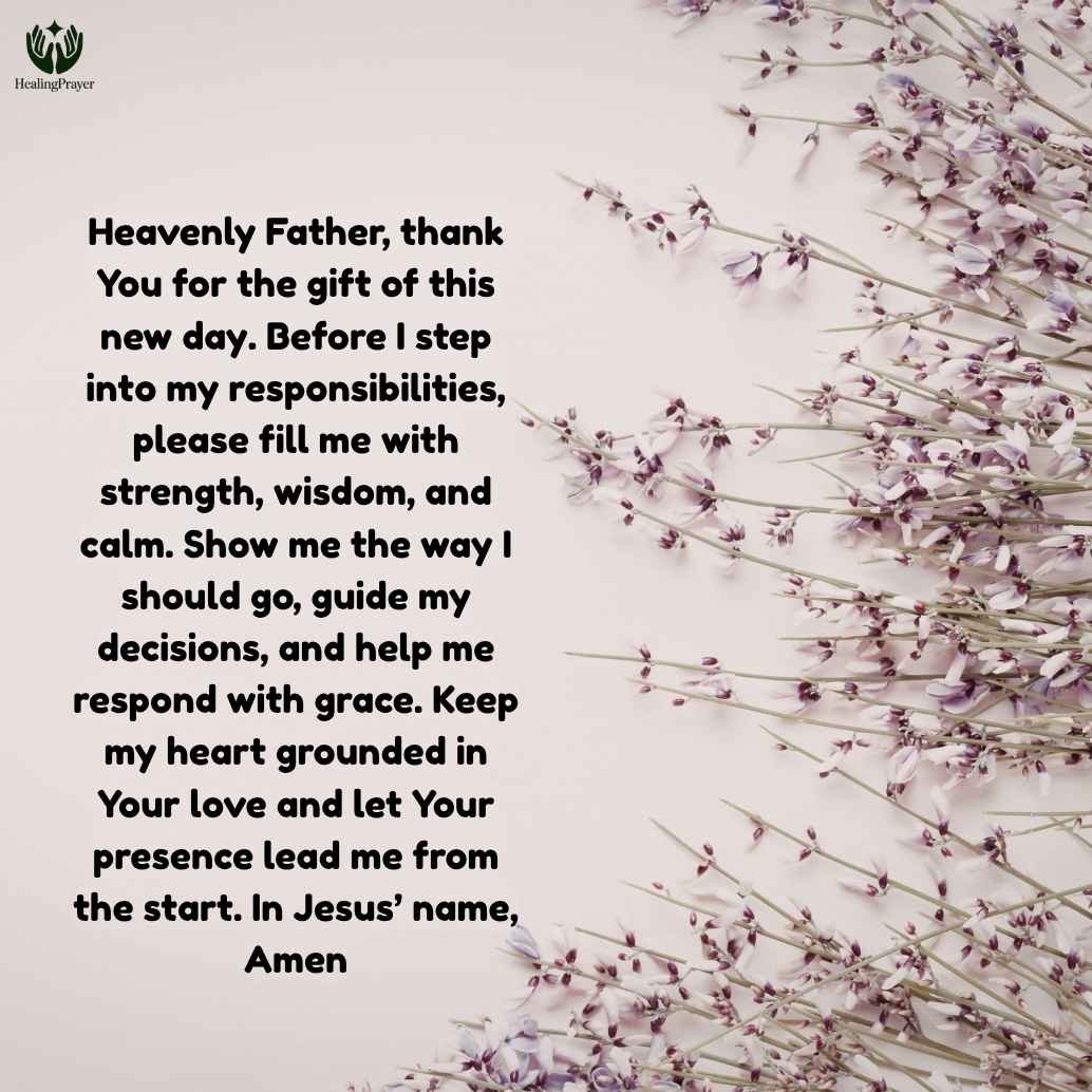 Morning Prayer for Strength and Guidance to Start the Day