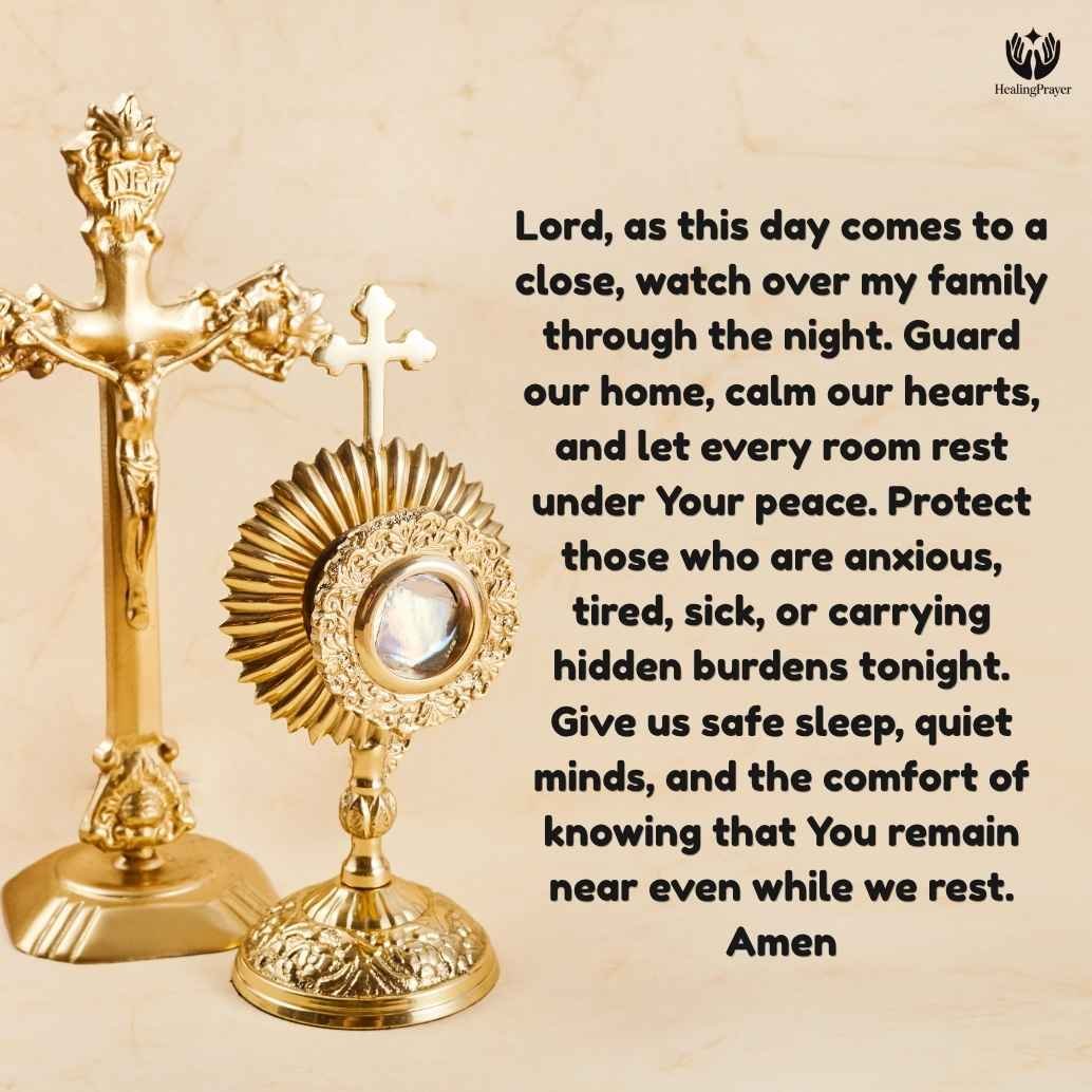 Night Prayer for Family Protection Before Sleep