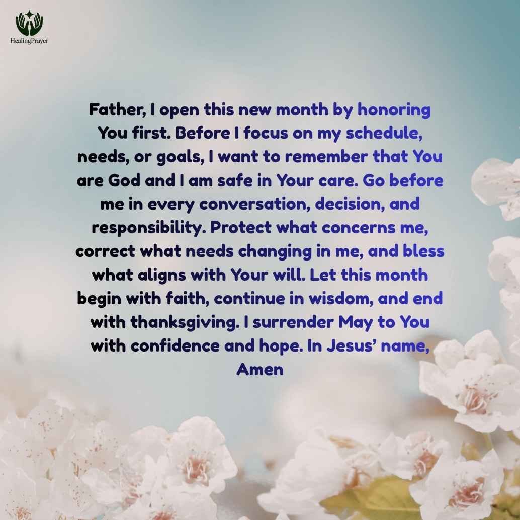 Powerful Opening Prayers for the New Month of May 2026