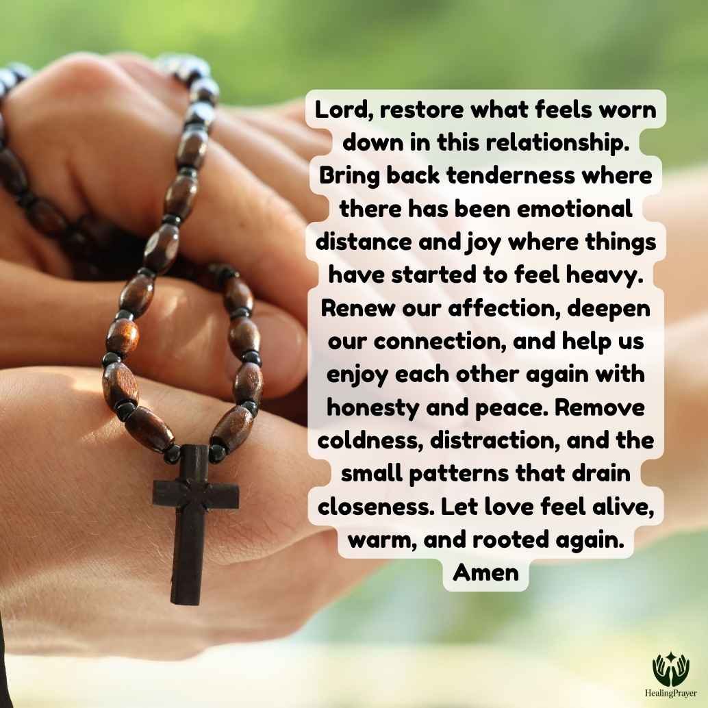 Prayer for Restoring Love, Joy, and Intimacy in a Relationship