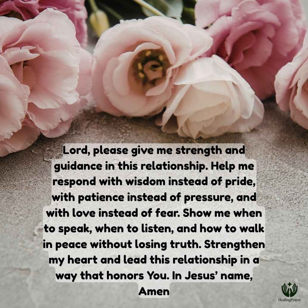 Prayer for Strength and Guidance in Relationships