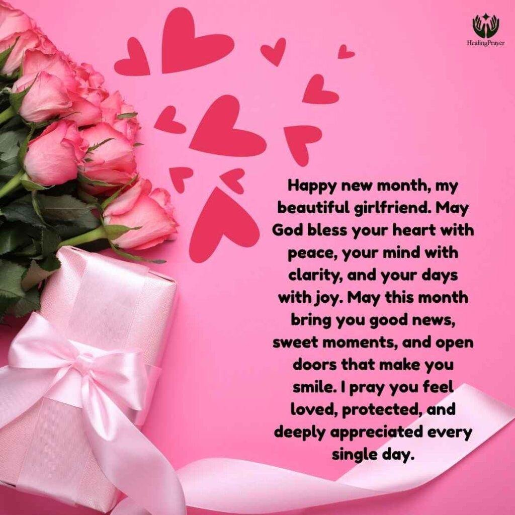 195+ Uplifting New Month Prayers for Girlfriend to Bless Her
