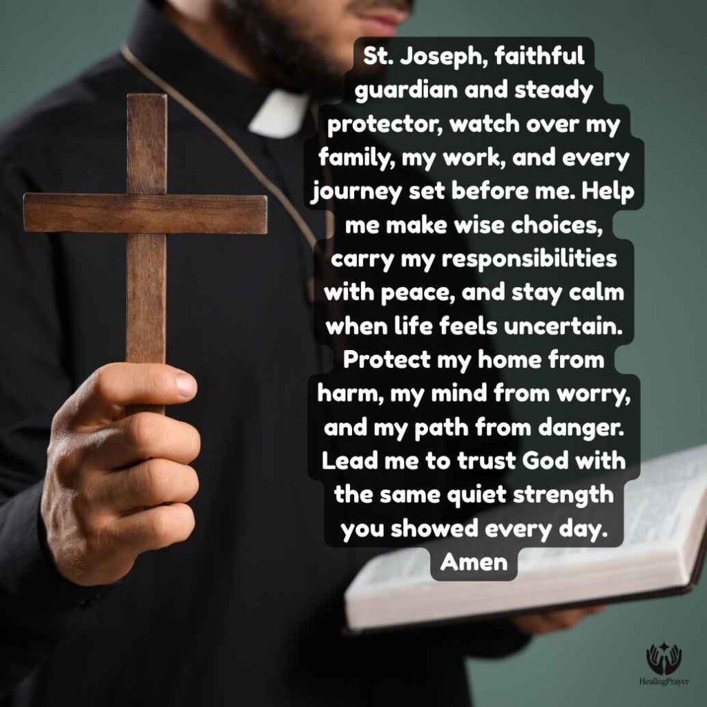 St. Joseph Prayer for Protection for Family, Work, and Travel