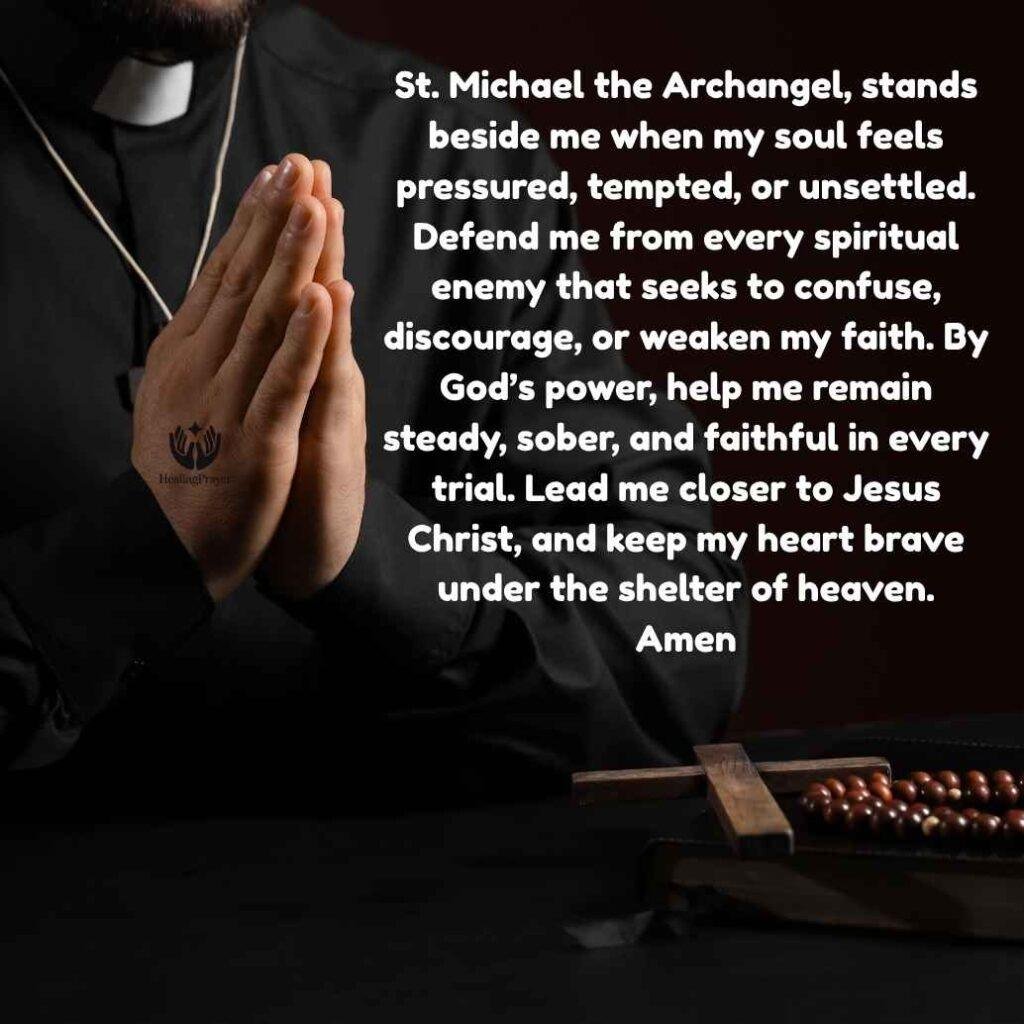 St. Michael Prayer for Protection Against Spiritual Enemies