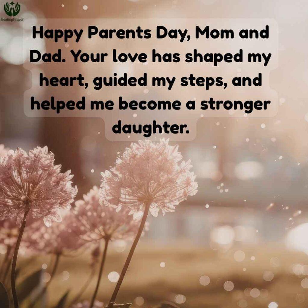 Parents Day Wishes and Messages from Daughter