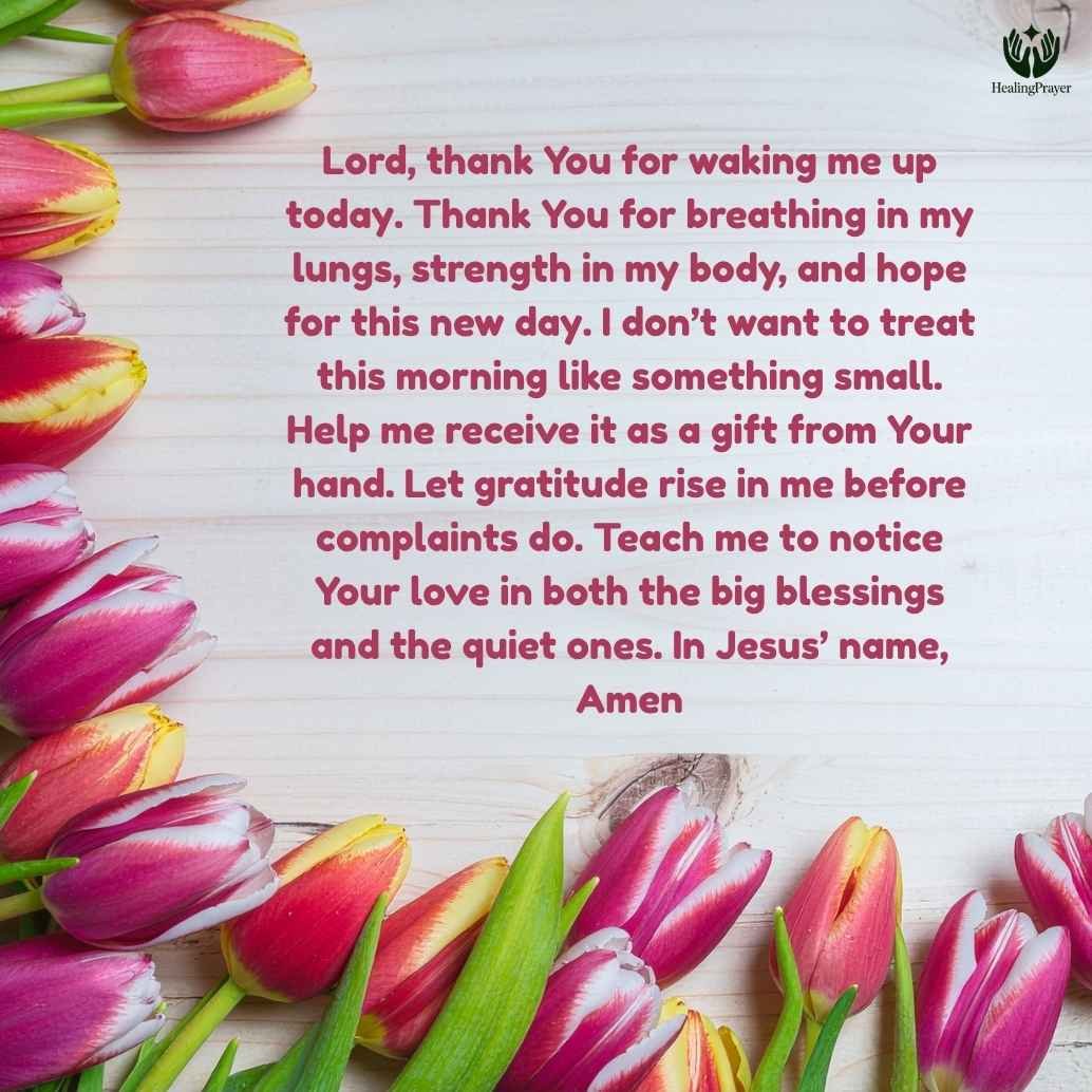 Powerful Gratitude Prayer to Thank God for a New Day