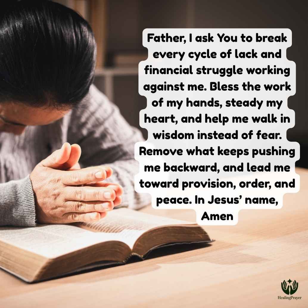 Prayer Against Debt and Poverty