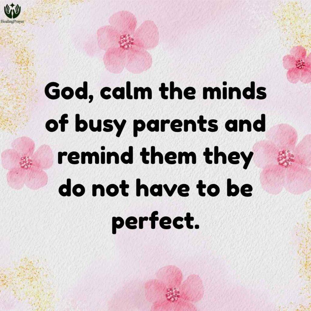 Prayer for Busy Parents