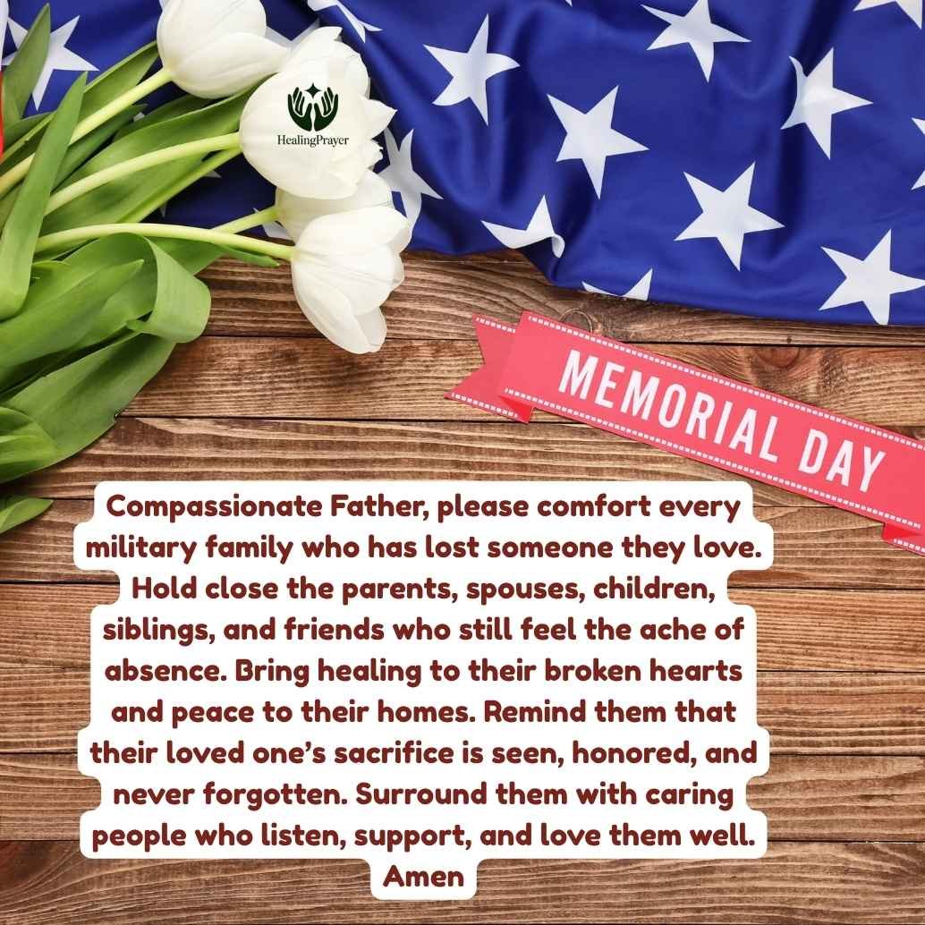 Prayer for Military Families Who Have Lost Loved Ones