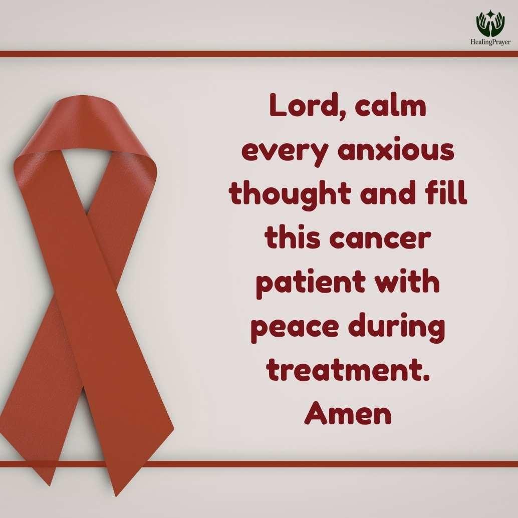 Prayer for Peace During Cancer Treatment