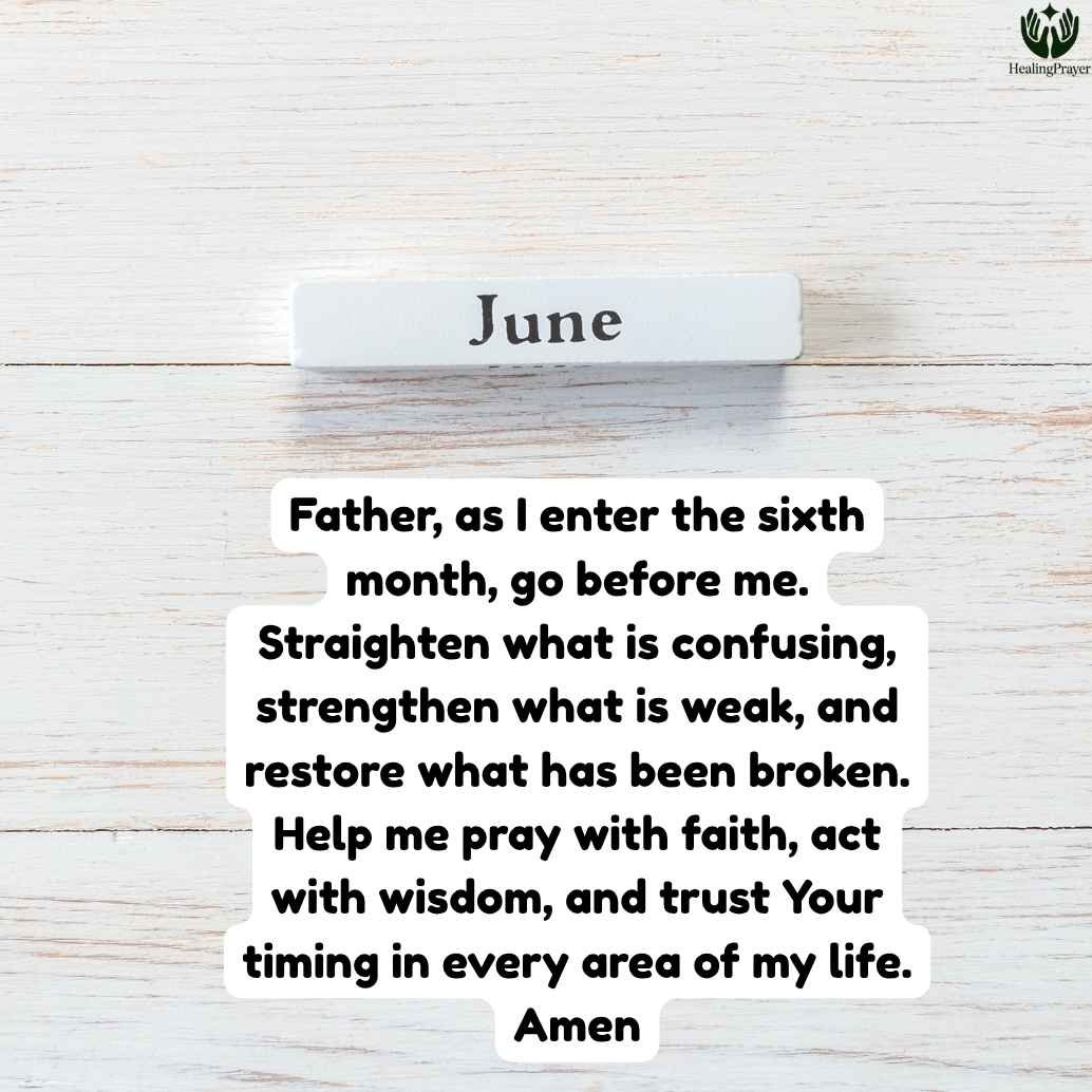 Prayer Points for the Sixth Month