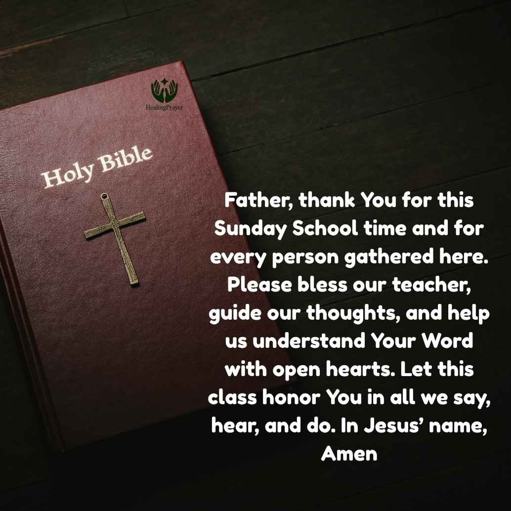 190+ Powerful Sunday School Prayers for Adults & Scriptures