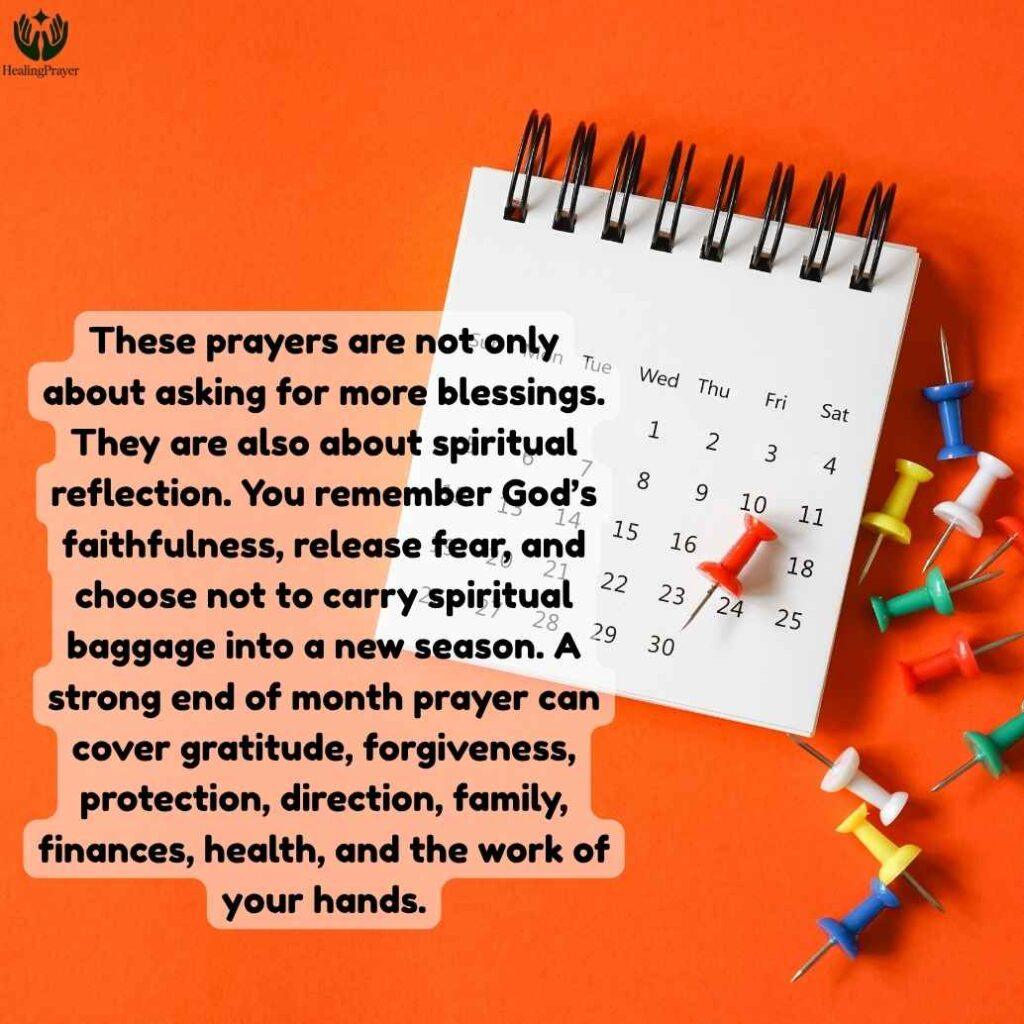What Are End of the Month Prayer Points?