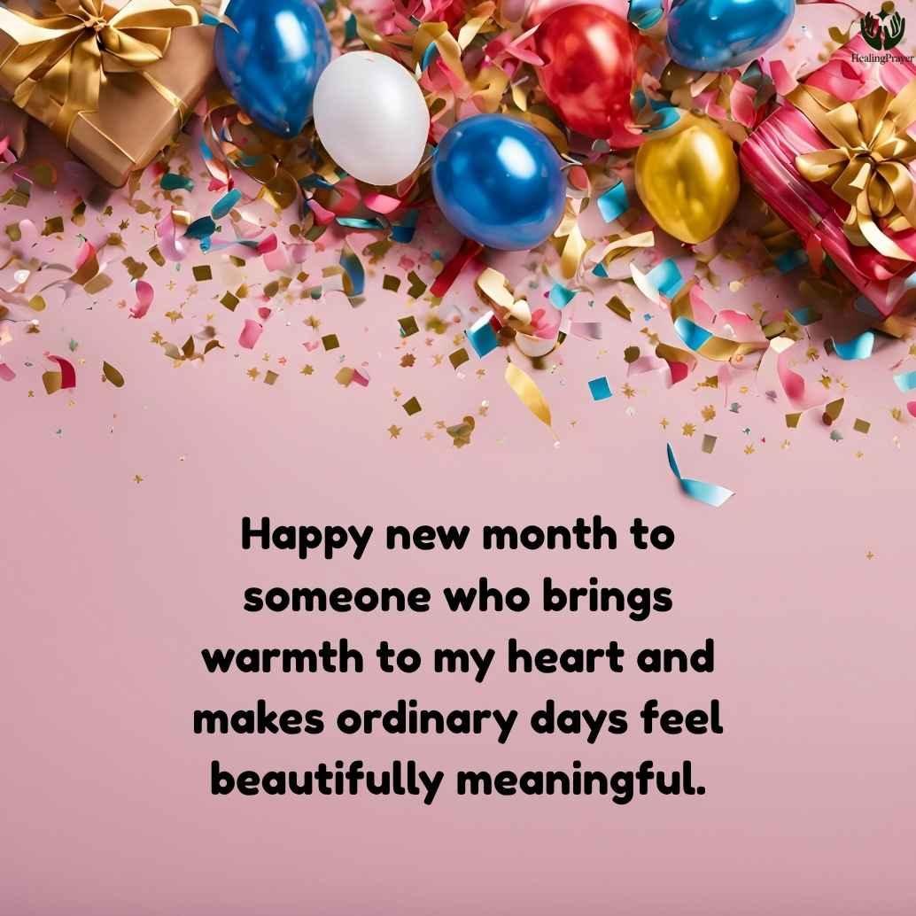 New Month Love Quotes for Someone Special