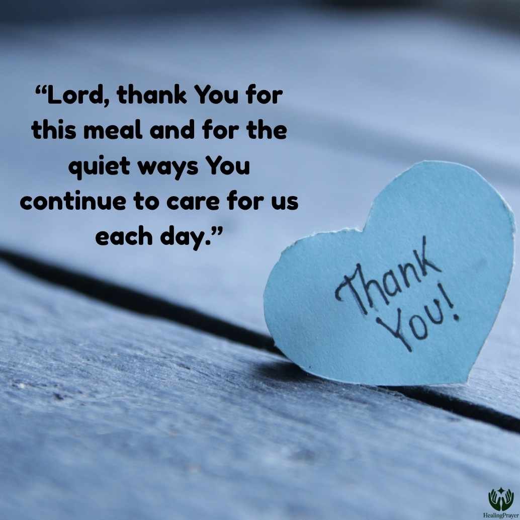 Simple Prayer Before Meal for a Thankful Heart
