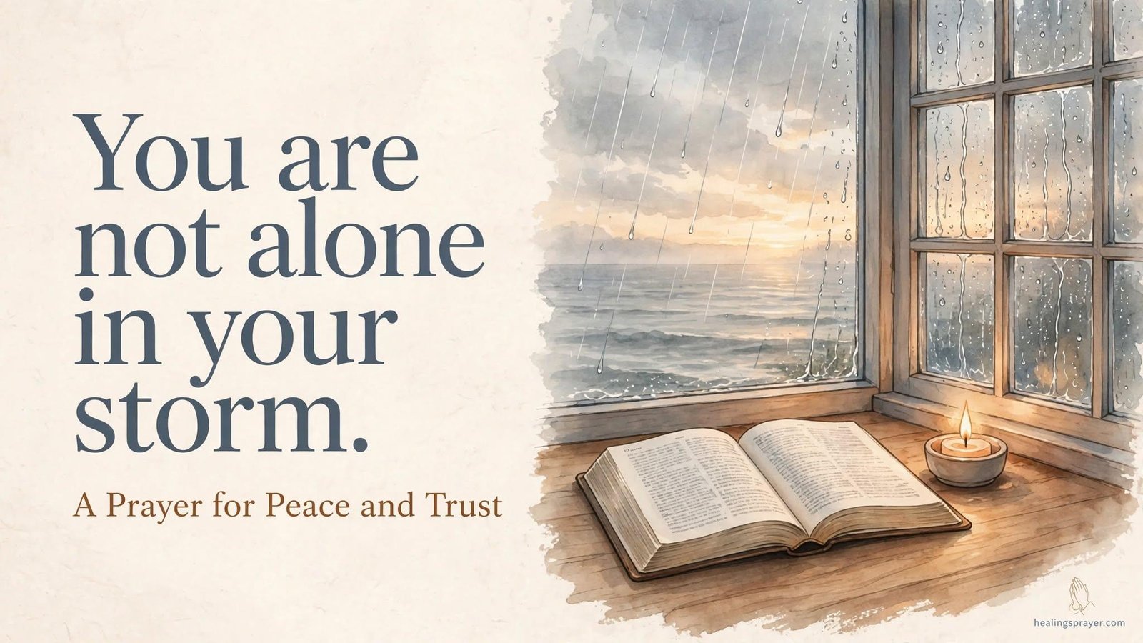 A Short Prayer Inspired by Jesus Walks on Water