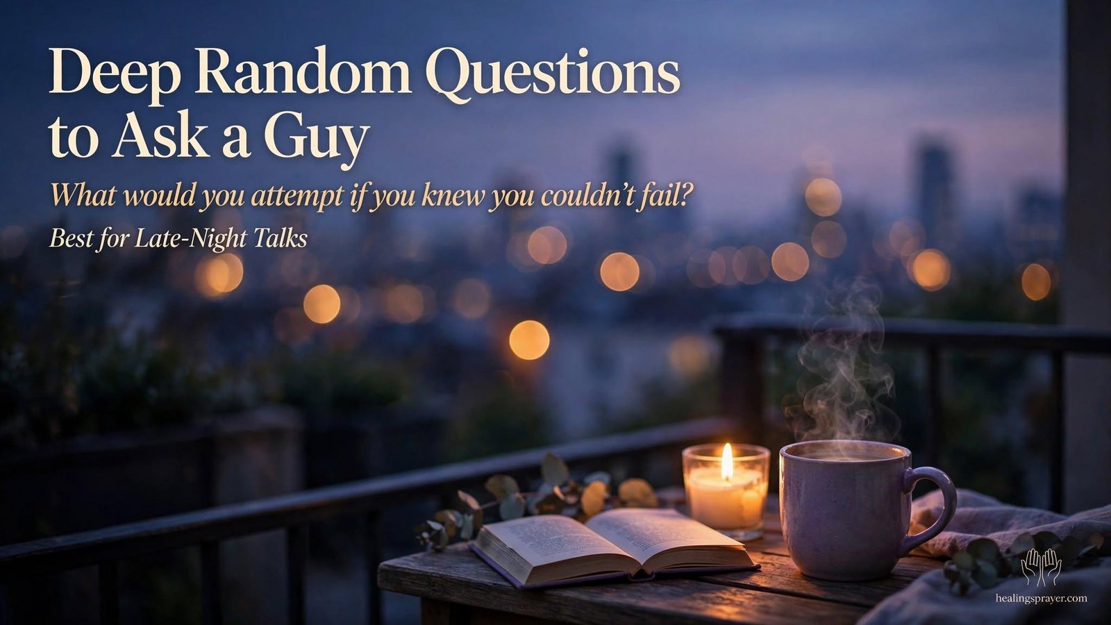 Deep Random Questions to Ask a Guy