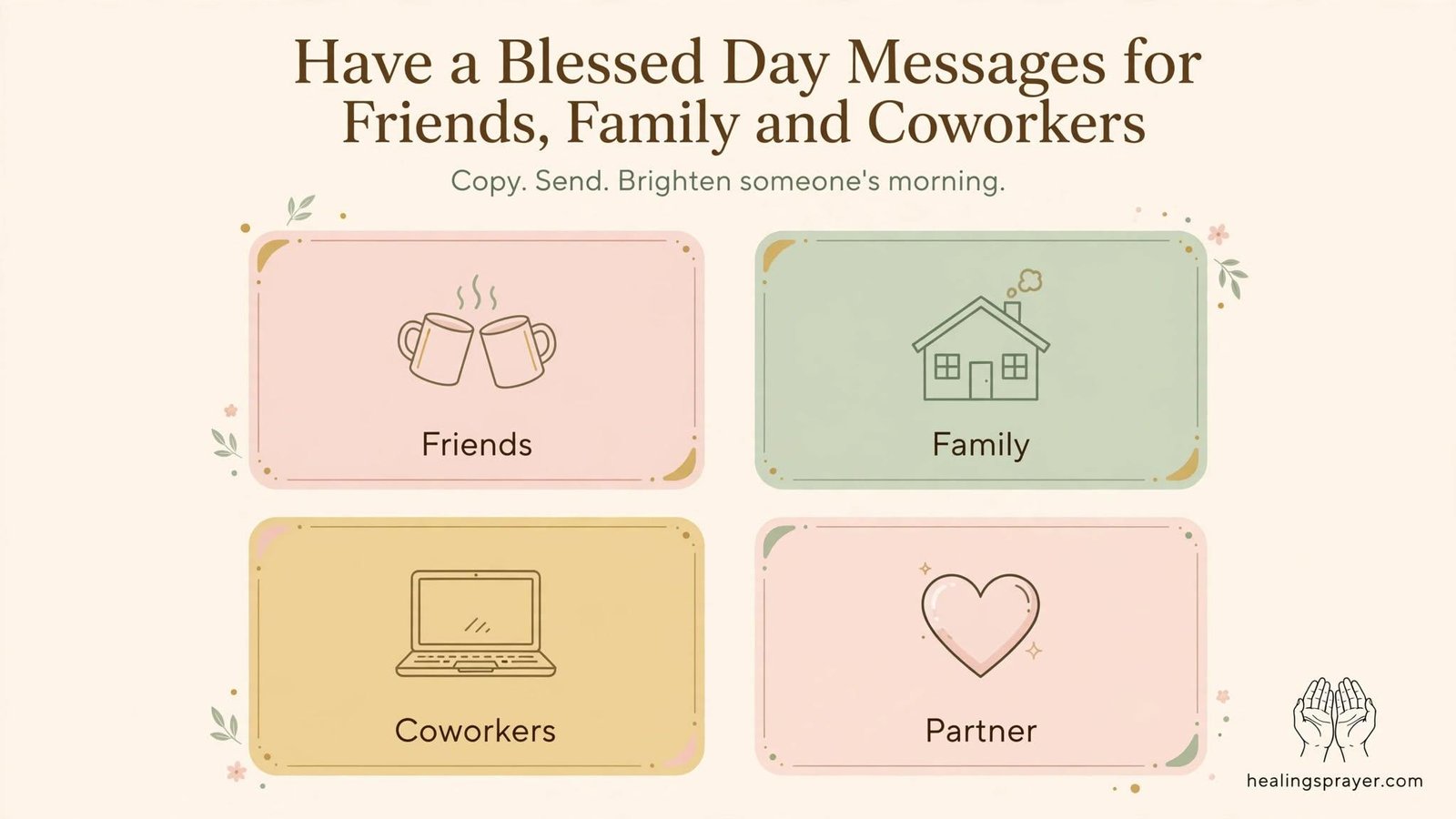 Have a Blessed Day Messages for Every Person in Your Life