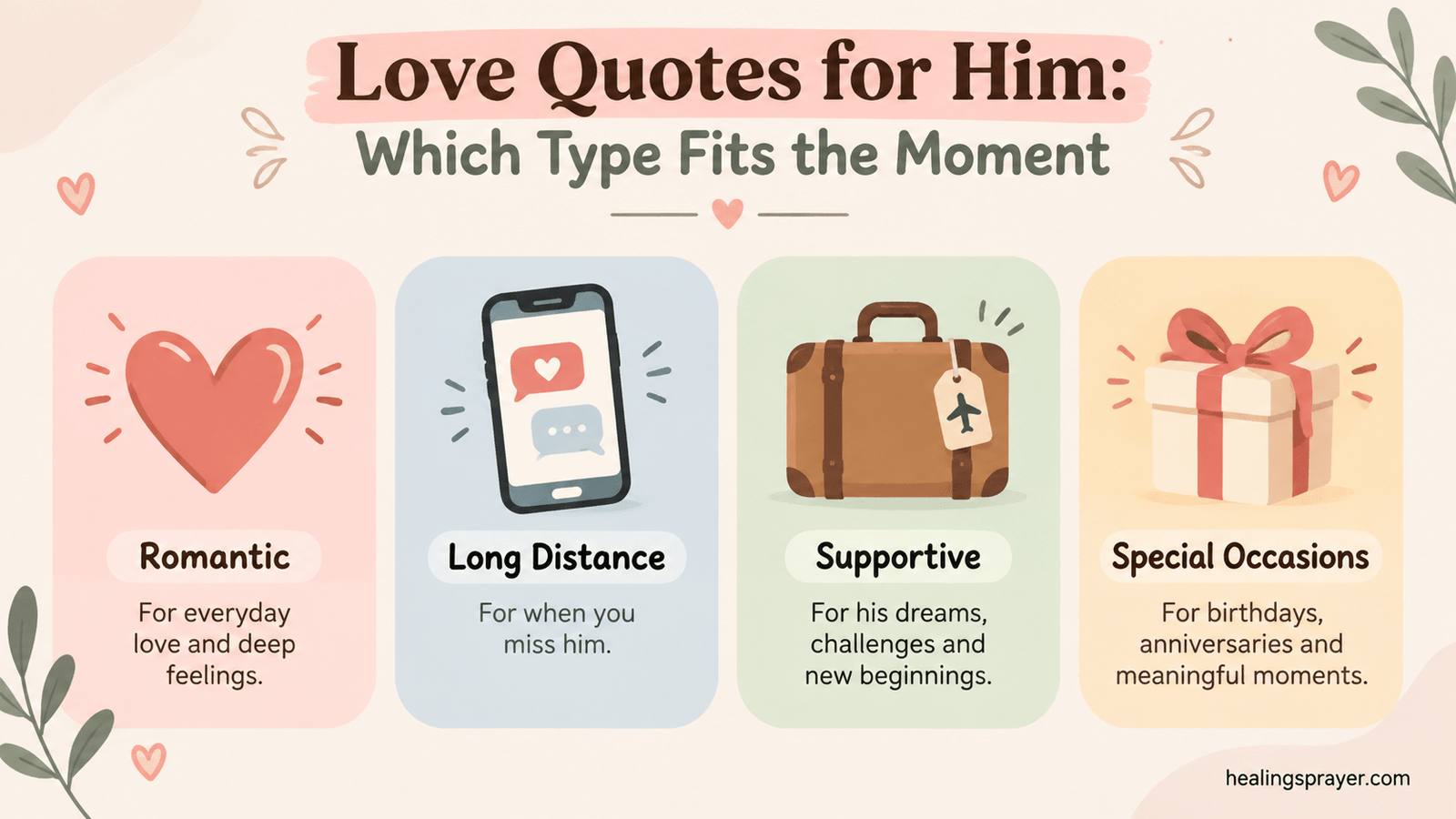 Which Type of Love Quote Fits Which Moment