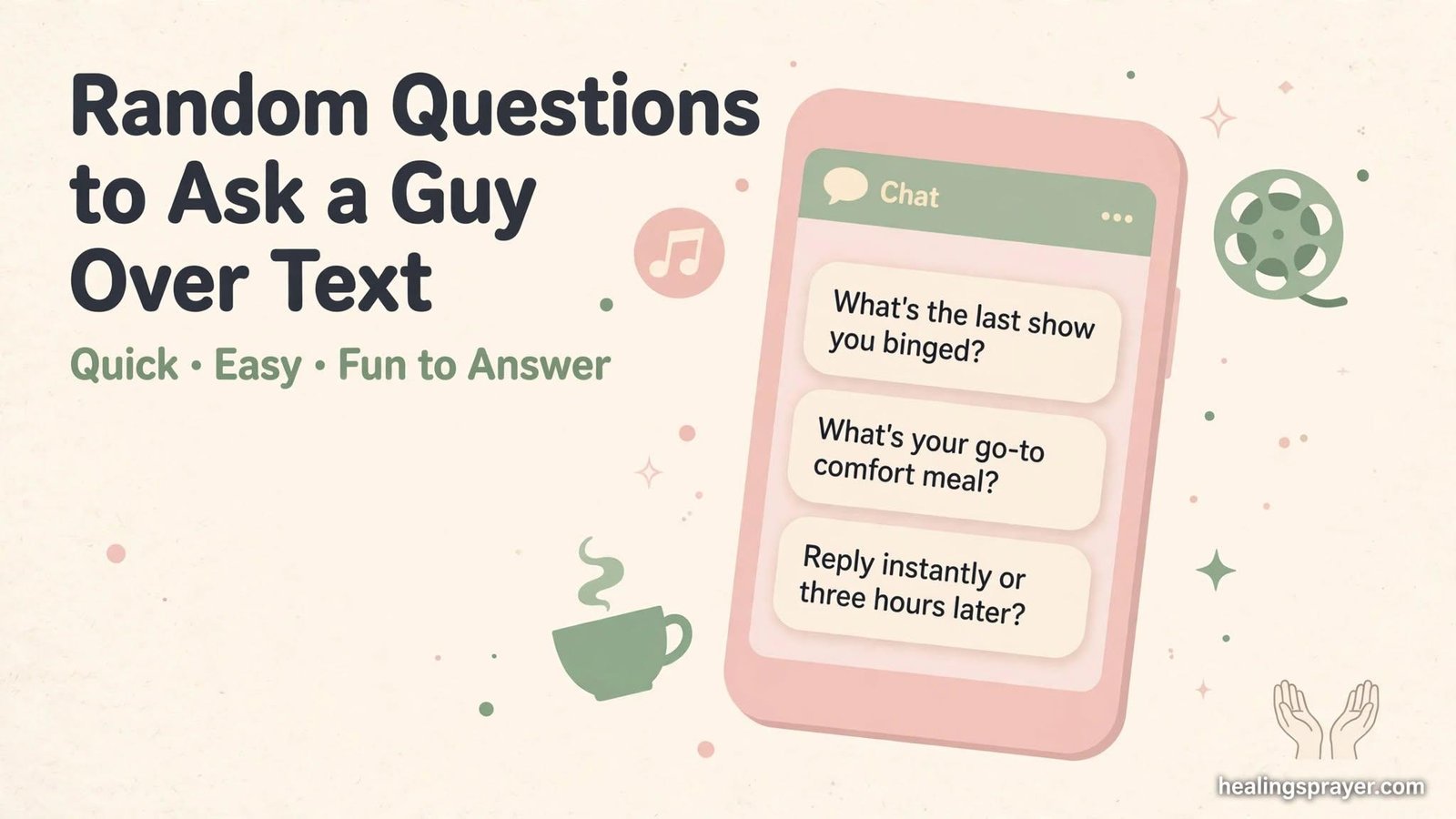 Random Questions to Ask a Guy Over Text
