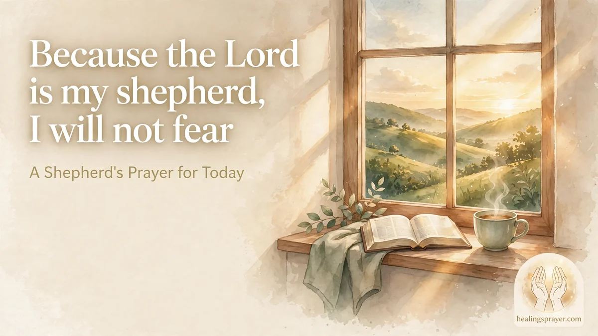 The Lord Is My Shepherd Prayer