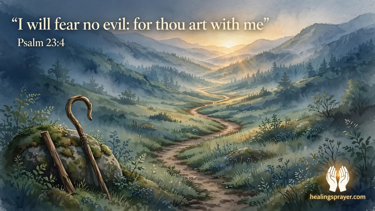 Verse 4 The Valley of the Shadow of Death